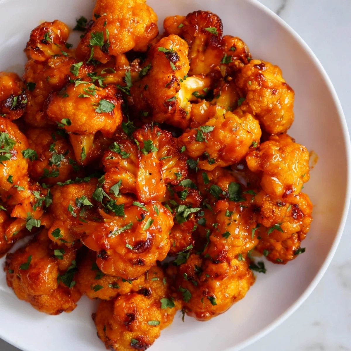 Sriracha Buffalo Cauliflower Bites