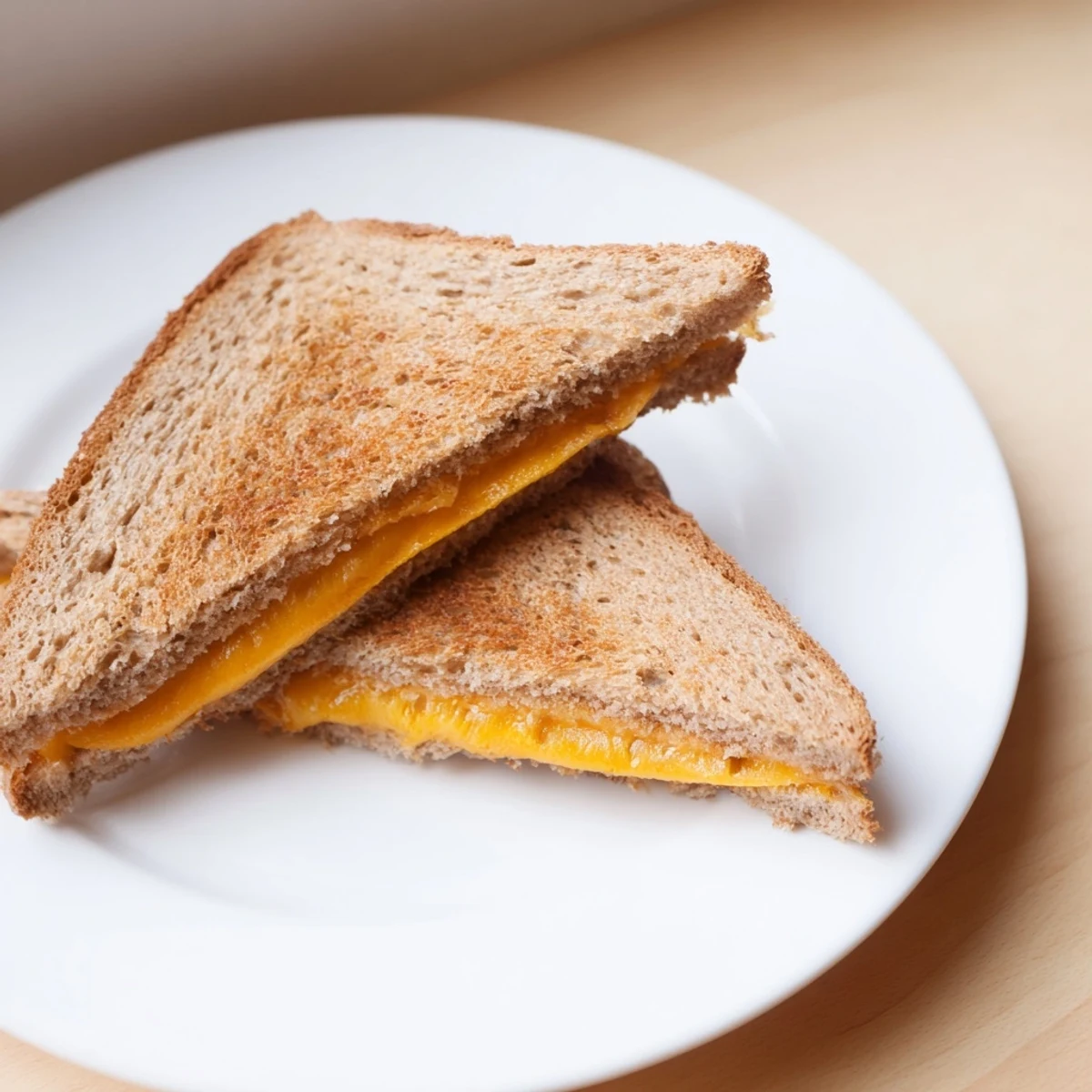 Golden-brown air fryer grilled cheese sandwich, a simple American classic with perfect crisp.