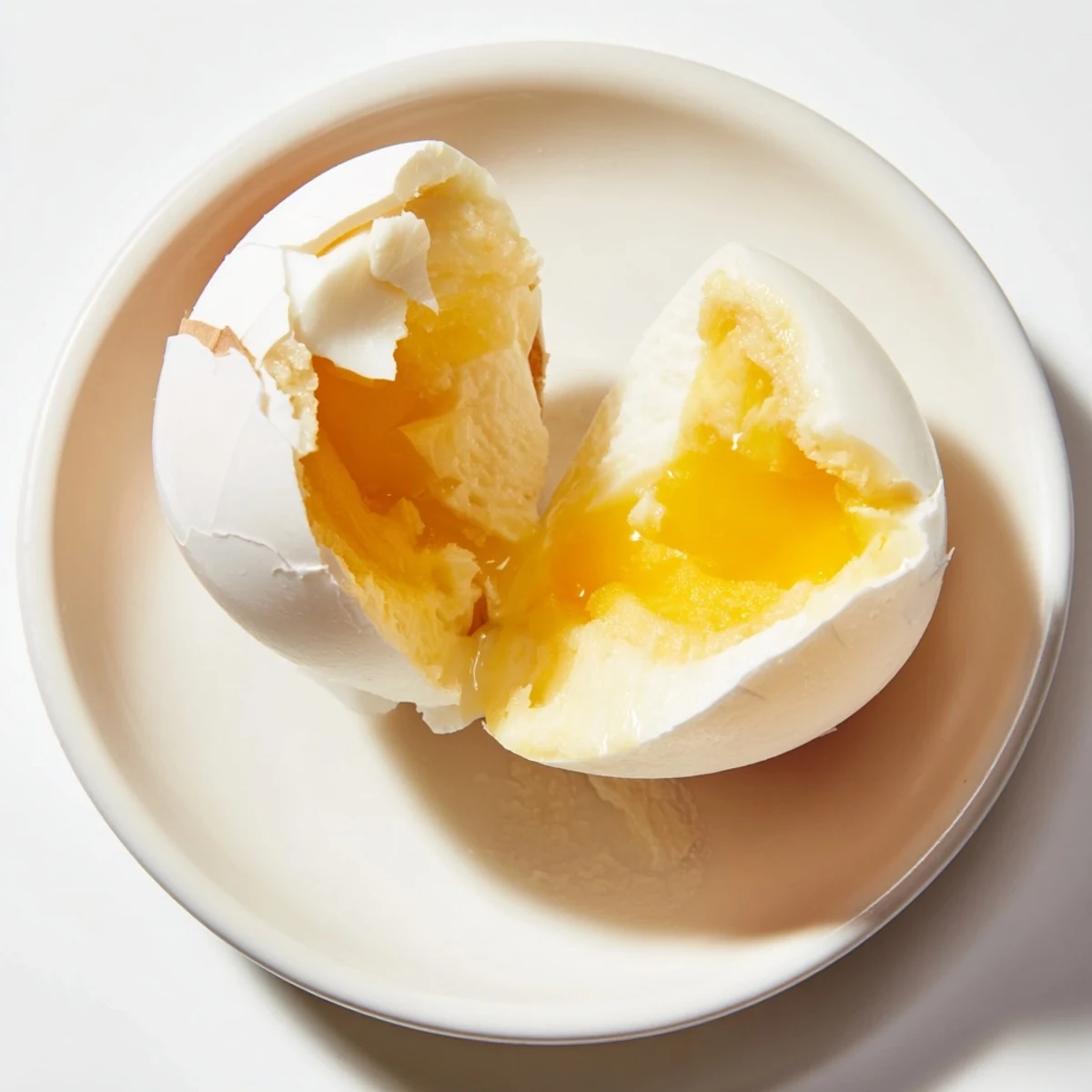Perfect Air Fryer Boiled Eggs: Imagine crisp eggshells and perfectly cooked, creamy centers, ready to eat.