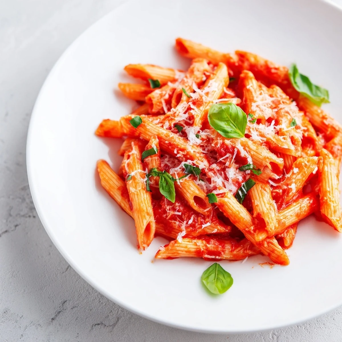 Steaming hot, perfectly cooked Microwave Bowl Pasta, ready to be tossed with flavorful marinara sauce.