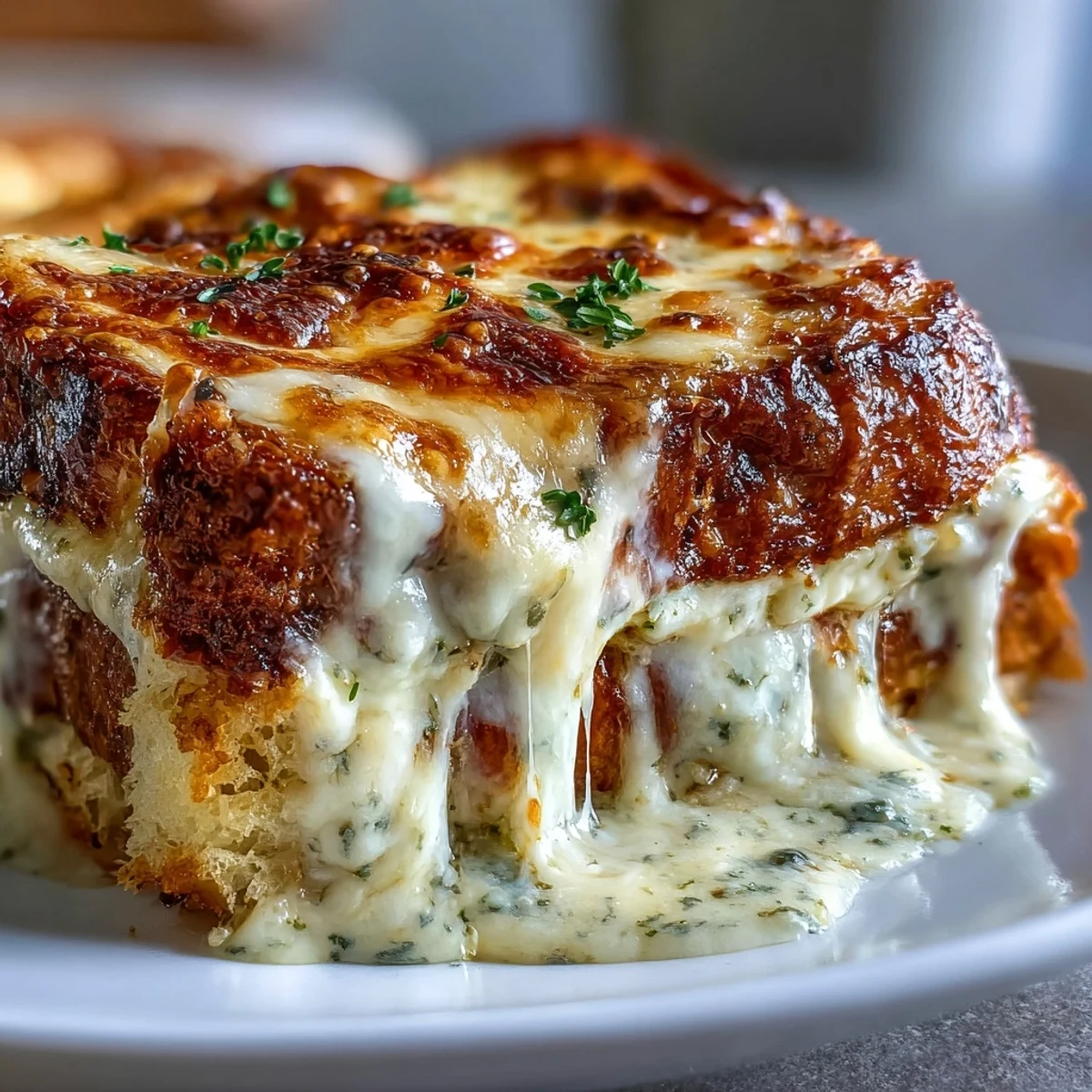 Sliced into generous servings, this French casserole pairs beautifully with a crisp green salad.