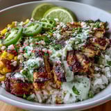 Street Corn Chicken and Rice Bowls
