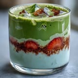 Strawberry Matcha Oat Latte
