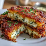 Pan-fried Vegetarian Cabbage Schnitzel, golden and delicious, ready for dinner.
