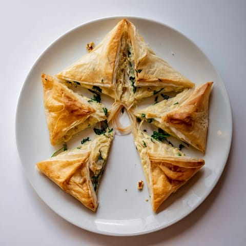 Savory Spinach Ricotta Triangles