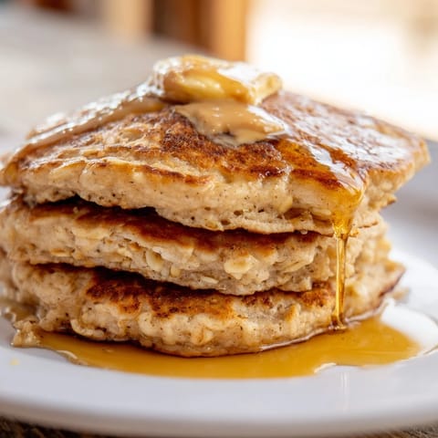 Banana Oat Pancakes