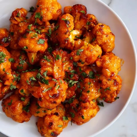 Sriracha Buffalo Cauliflower Bites
