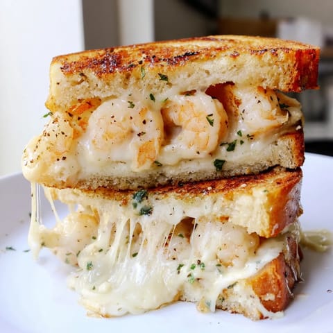 Quick Shrimp Grilled Cheese