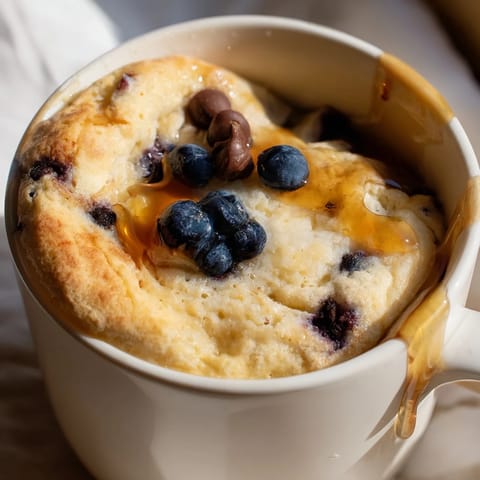 Fluffy Microwave Mug Pancakes