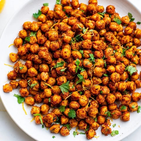 Harissa Chickpea Crispy Roast