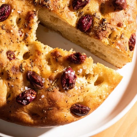 Zaatar Olive Focaccia Bread