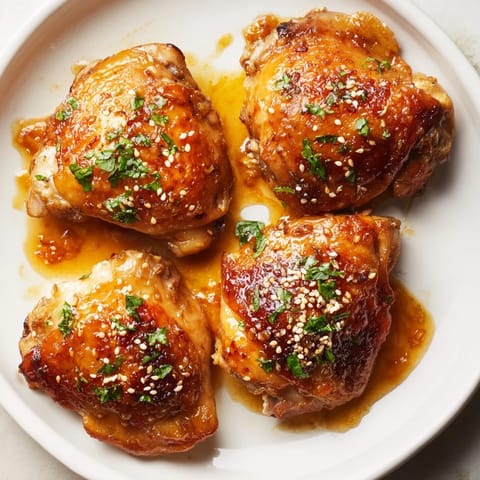 Honey Garlic Glazed Chicken