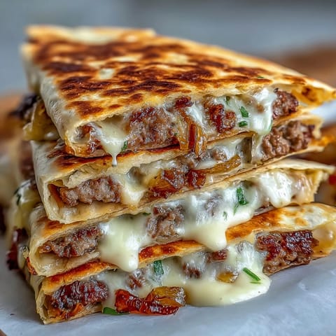 Freshly chopped cilantro and sliced pickles garnish the wedges, ready to be dipped into a creamy, tangy sauce.