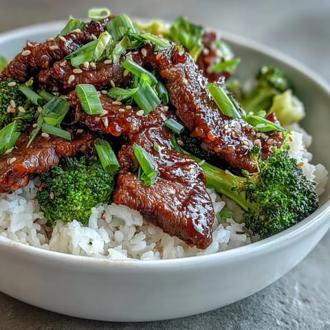 Tender beef and broccoli bowl, a quick, wholesome Asian-inspired weeknight dinner.