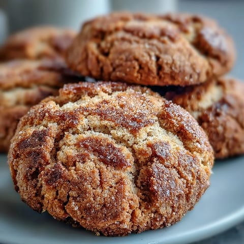 Golden-brown Hojicha Cookies with crackled tops and visible tea speckles, cooling on a wire rack, offering a nutty, roasted aroma.