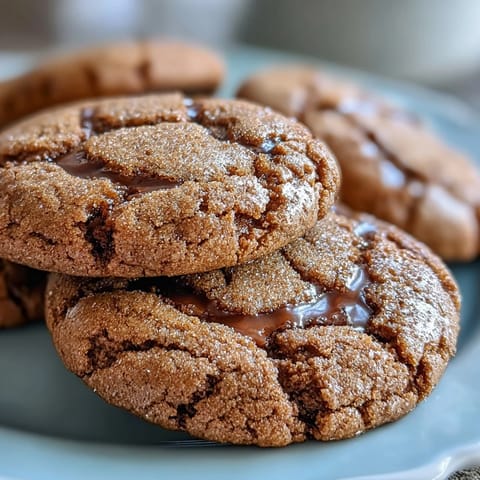Warm Hojicha and Brown Butter Cookies stacked on a plate, dusted with sea salt beside a steaming mug.
