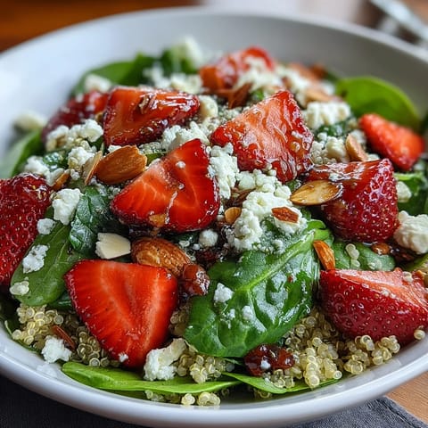 Strawberry Feta Quinoa Salad