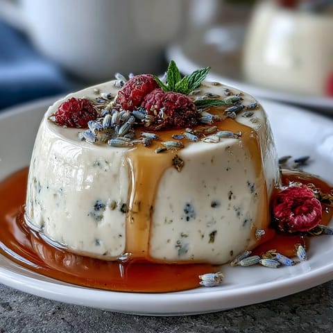 Honey Lavender Panna Cotta
