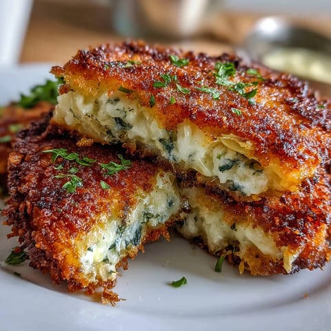 Pan-fried Vegetarian Cabbage Schnitzel, golden and delicious, ready for dinner.