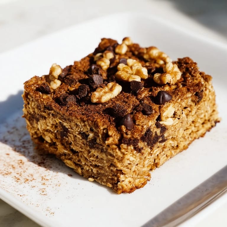 Imagine warm, soft Baked Oats That Taste Like Cake, perfectly baked with a brown, slightly crisp top.