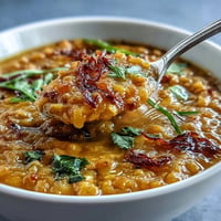 Golden Turmeric Lemon Lentil Soup, a vibrant, comforting bowl with cozy spices.